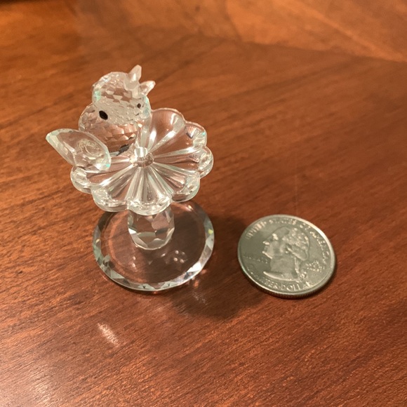 Vintage Bird Bath Austrian Crystal - Picture 3 of 5